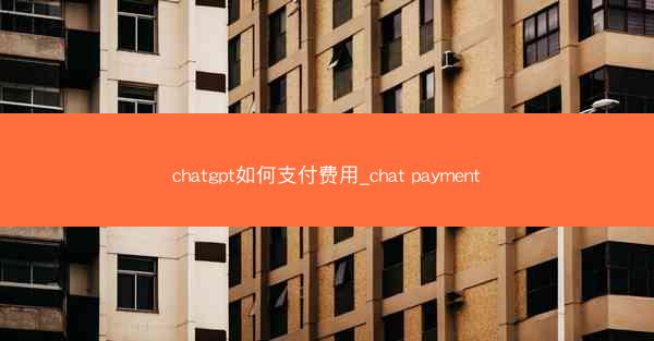 chatgpt如何支付费用_chat payment
