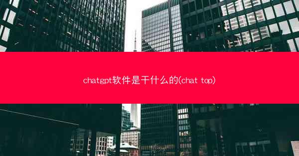 chatgpt软件是干什么的(chat top)